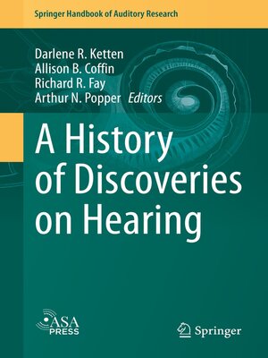 cover image of A History of Discoveries on Hearing
